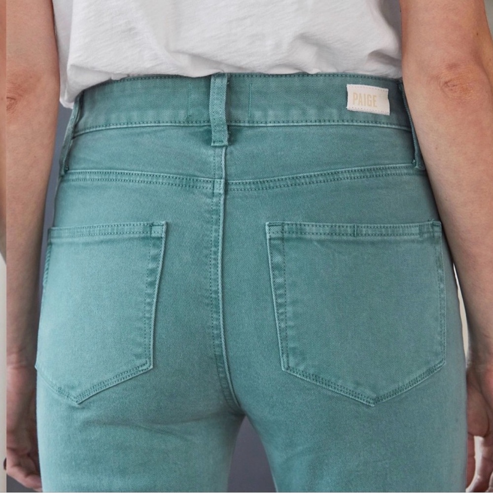 NWT Paige Exposed Button Cindy Jeans in Vintage Daytime Blue.